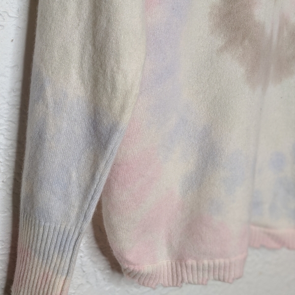 Repeat Cashmere Tie Dye Distressed Sweater XS - Picture 5 of 9